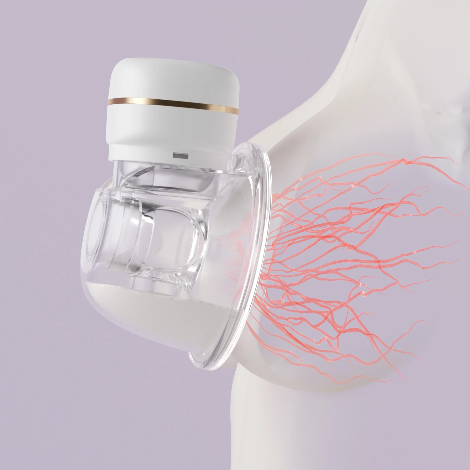 Vileco Rechargeable Breast Pump Hands Free Wearable Breast Pump Wireless Hands Free Breast Pump