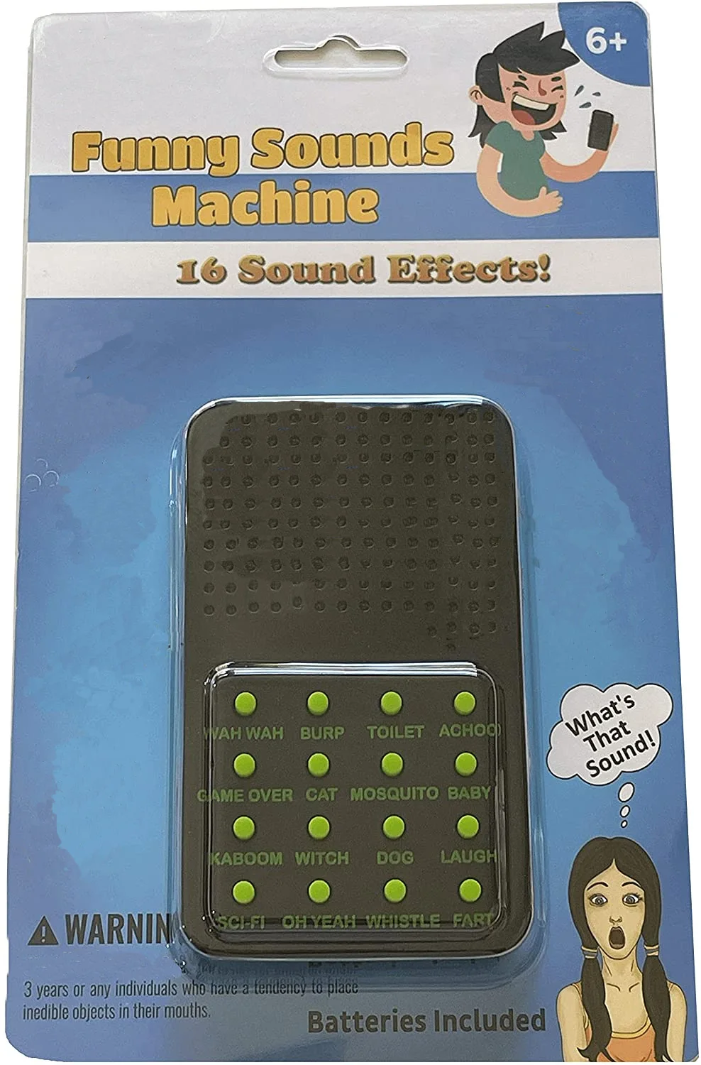 16 Sound Effects Prank Gift for Kids Adults Fart Noise Maker Pranks Prankster for Adults Funny Game Machine