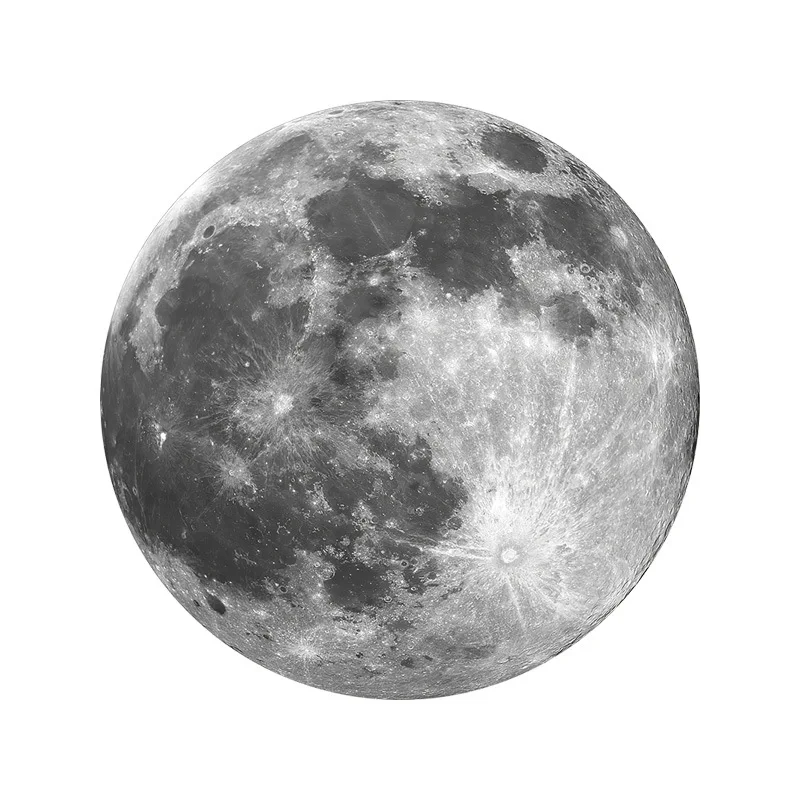 40CM Minimalism creative planet crystal porcelain modern glass wall paintings with led for home decor