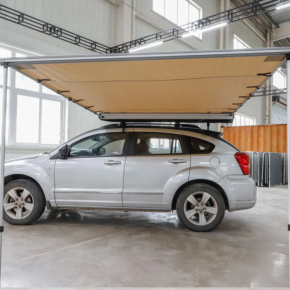 Wholesales Price Outdoor Camping 4x4 Offroad  Adventure Car Sun Shelter Roof Top Awning with Fast Delivery Time