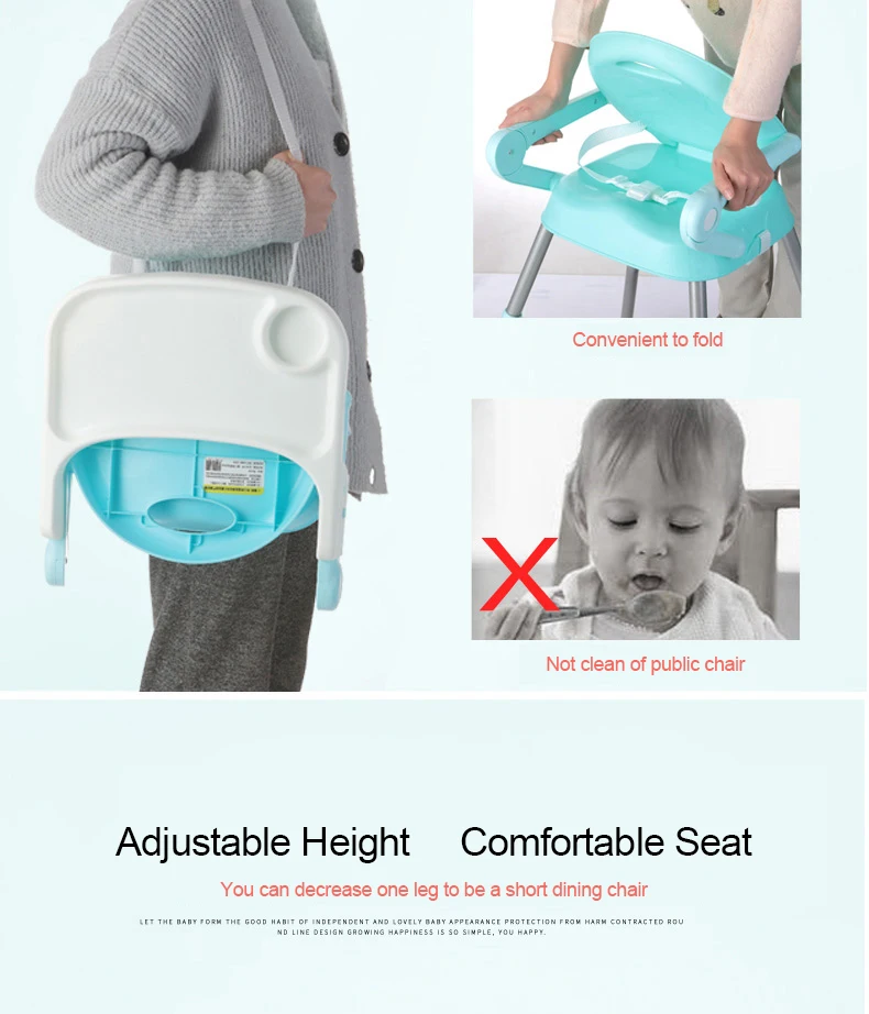 High Quality Baby Chair Kids Feeding Chair Adjustable High Chair Baby Feeding For Children
