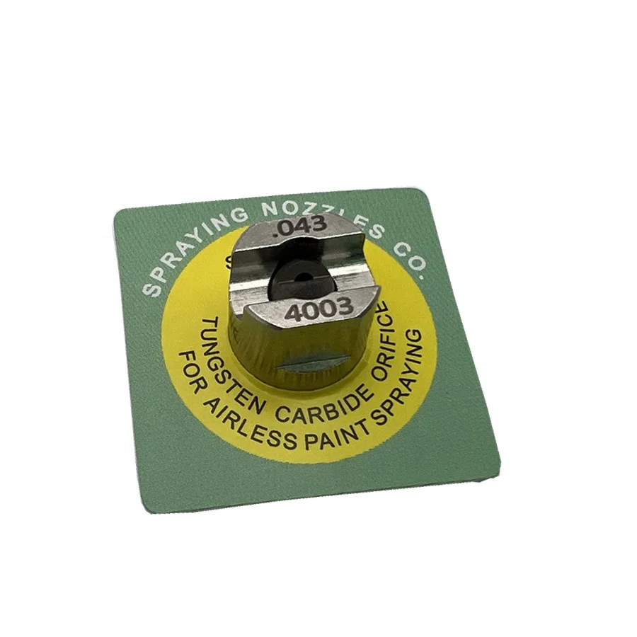 High Pressure TC Spray Nozzle Tips with  flat fan  & difference degrees