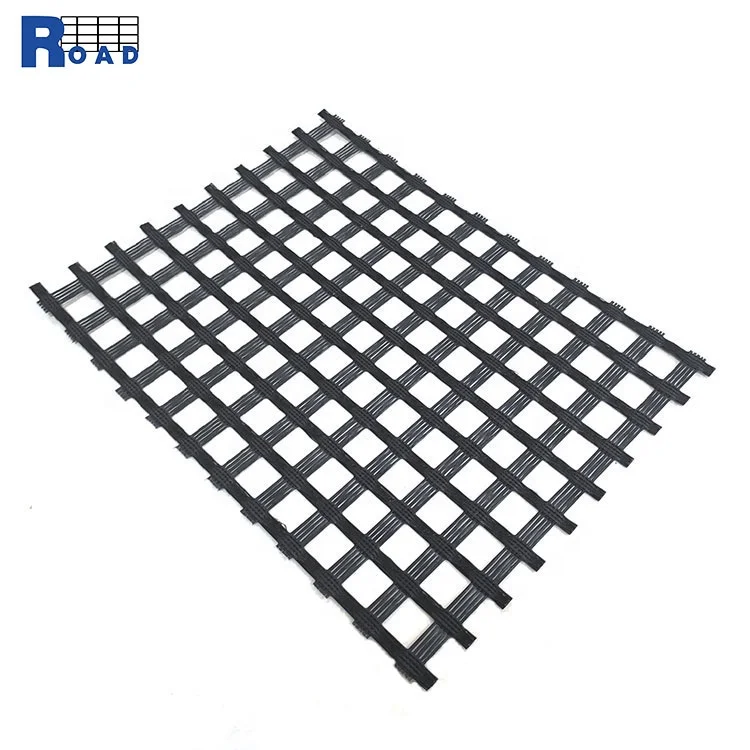 Fiberglass Geogrid 80kn/m Fiberglass Geogrid As Runway Reinforcement Fiberglass Geogrid Coated Bitumen
