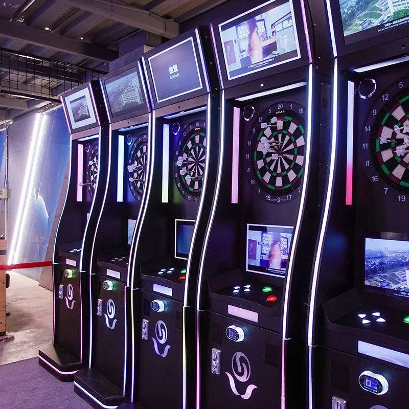 Indoor simulation of competitive sports experience hall project automatic electronic darts machine casino amusement equipment