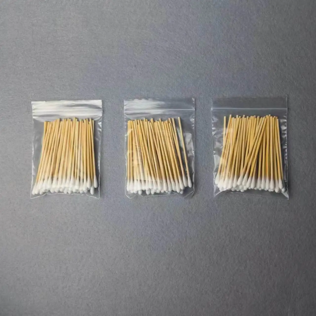 Disposable single-tip cotton swabs