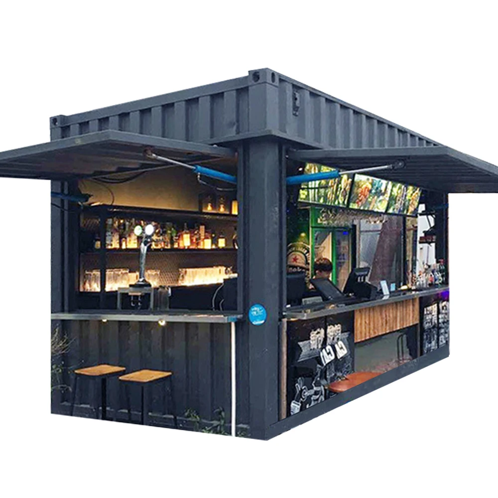 Того б/у складные контейнеры 20 футов 10 футов сборный роскошный дом ресторан сборный контейнер доставка кафе для продажи