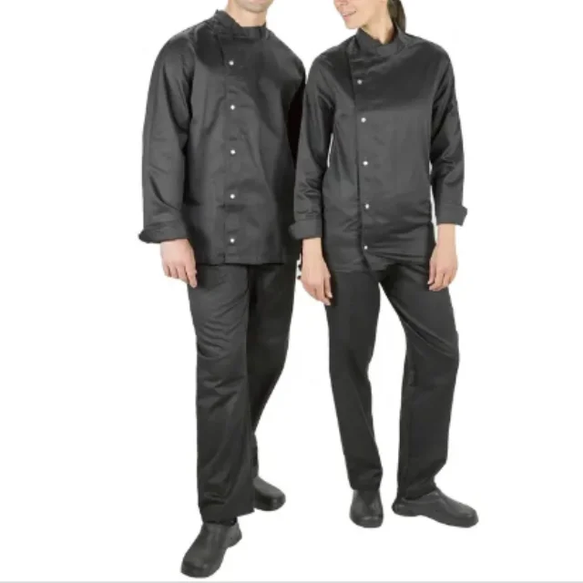 OEM ODM Restaurant Bar Chef Workwear Uniform Jacket Chef Uniform Jacket Traditional Chef Jacket