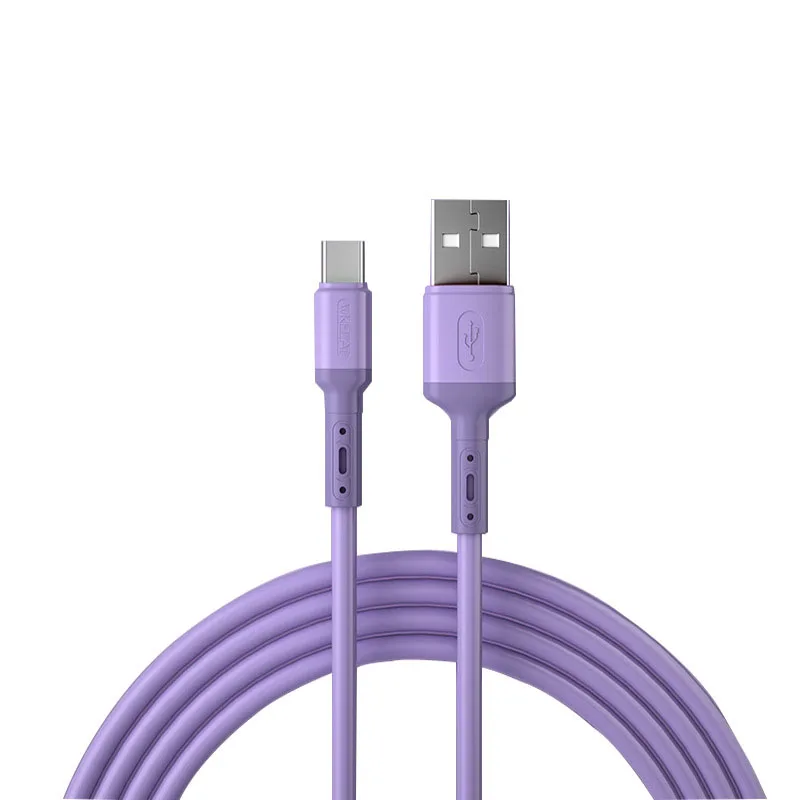 USB Data Cable For 12 Mini 12 Pro Max Liquid Silicone Charging Cable Phone Charger Cable