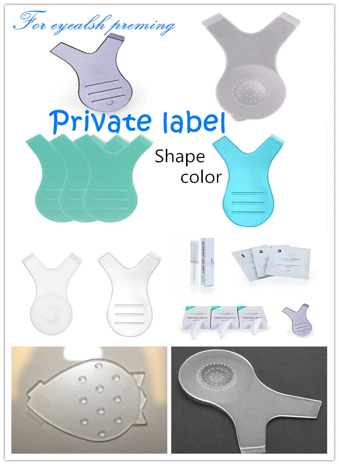 
Plastic Silicon Gel Private Label Y Shape Eyelash Brush For Lash Lamination Tool 