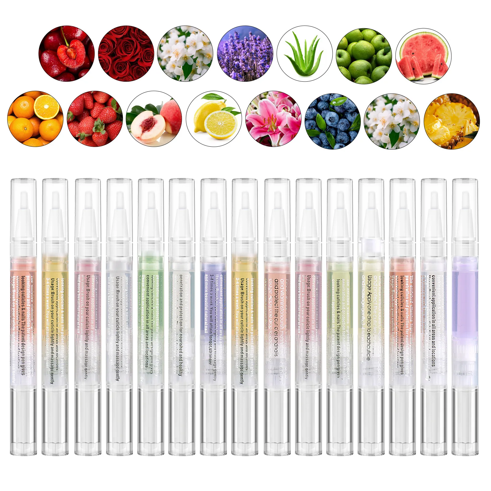 Wholesale Custom Nail Cuticle Oil Pen Private Label Fruity Smell Nail Revitalizing Nutrition Oil Pen Cuticle Revitalizer Oil Pen