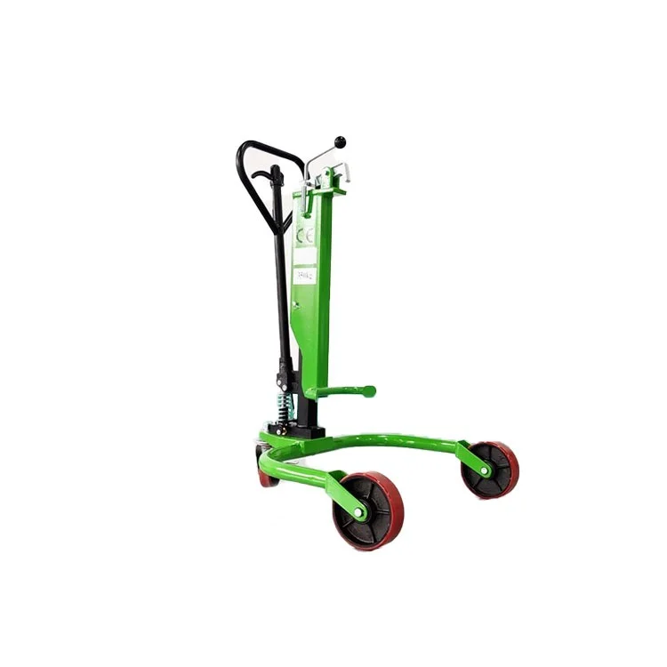 Factory Direct Price High Quality Manual 350kg(770Lb)  Mobile Portable Oil Drum Handler Barrel Carrier Lifter Trolley Truck