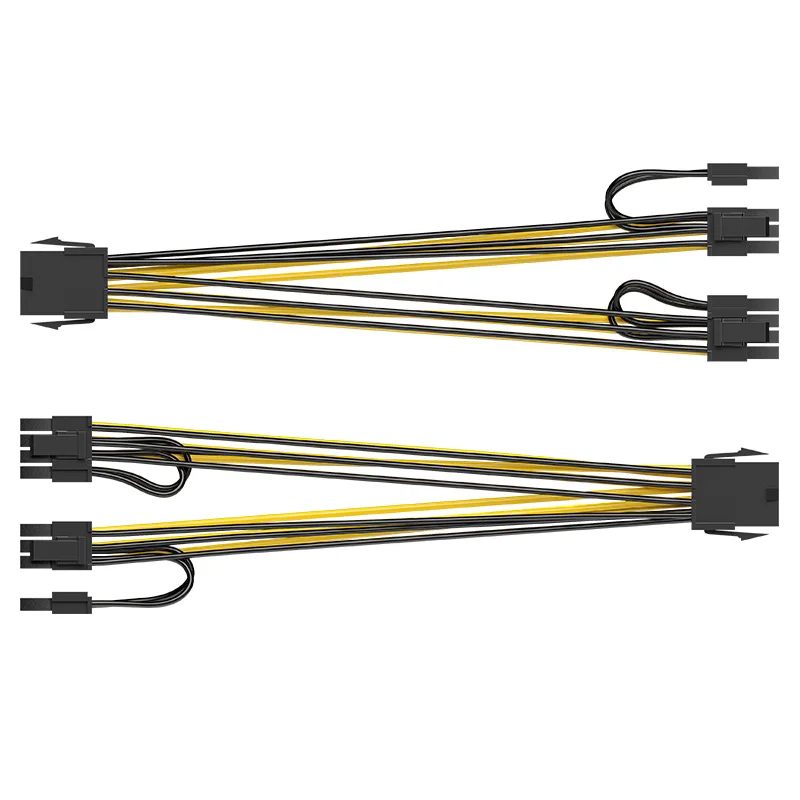PCI-Express PCIE 8pin мама к dual 8 (6 + 2) pin male шнур питания компьютерная видеокарта Удлинительный