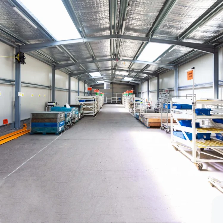 Light Metal Building Construction Gable Frame Prefabricated Industrial Steel Structure Warehouse, High Quality Light Metal Build