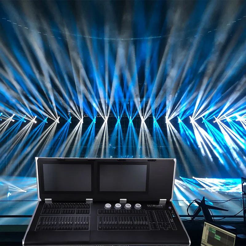Профессиональный профессиональный сценический Dj Disco Интеллектуальный Rdm Dmx консоль на ПК Контроллер освещения