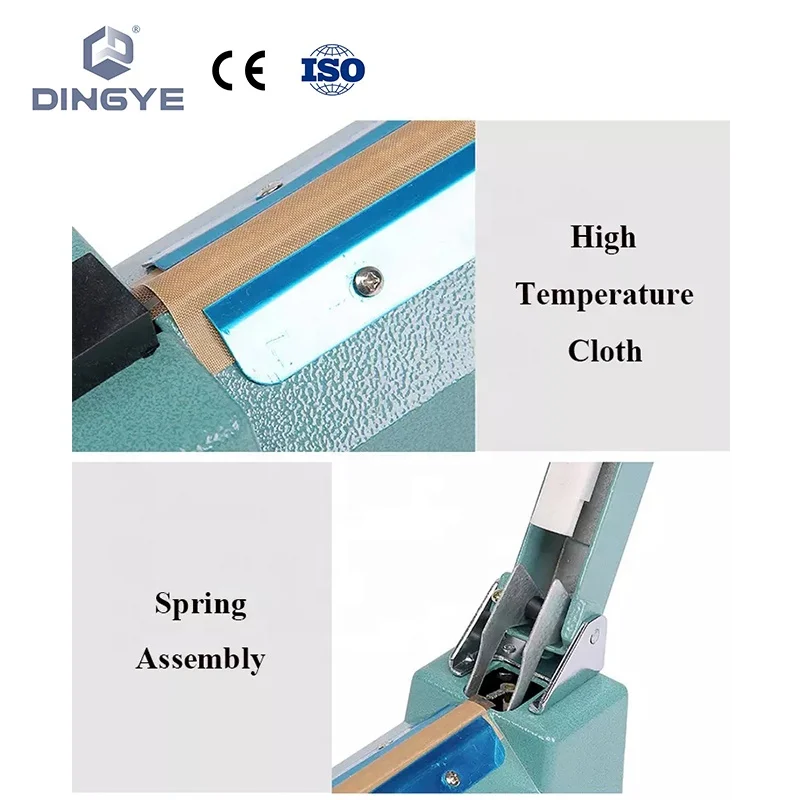 Aluminum body Manual hand impulse sealer PFS series plastic bag band sealing machine