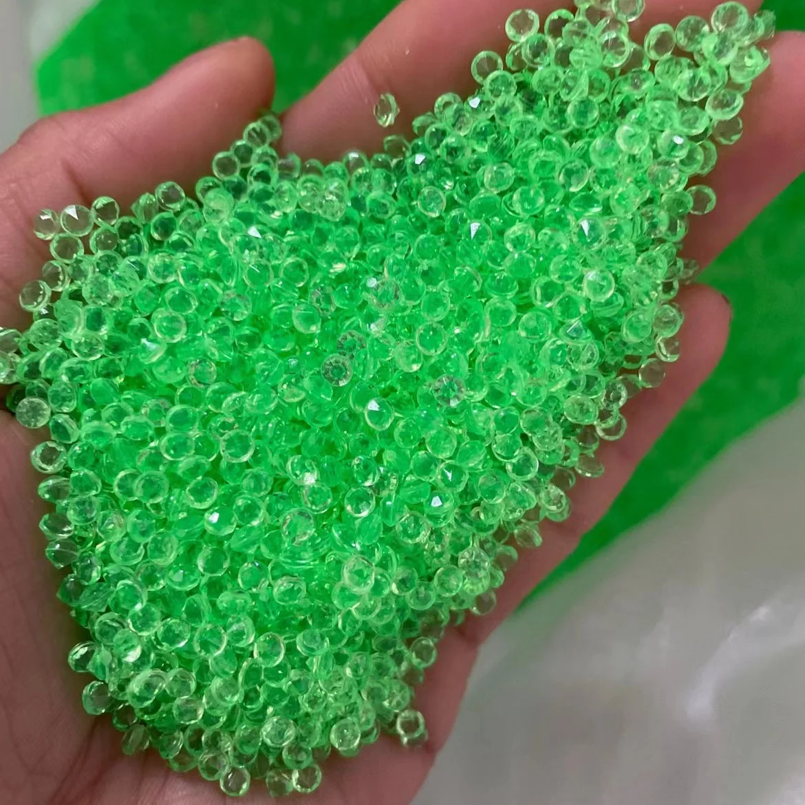 500g/bag Transparent Diamonds Fairy Resin Style Color Feature Material Decoration Sculpture Origin Type Theme Place