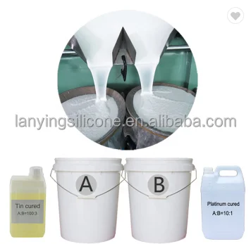 High Quality Wholesale Manufactory Rtv2 Transparent Liquid Silicon Rubber For Mold Making