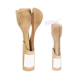 100% Organic Bamboo Kitchen Accessories No Paint Kitchen Bamboo Cooking Utensils