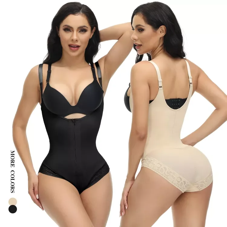 YIYUN High Compression Fajas Colombianas Plus Size Butt Lifter Bodysuit Post Surgery Tummy Control Shapewear