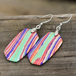 Natural Solar Quartz & Sugar Druzy Stone Earrings Gemstone Handmade Women Fashion Jewelry Earrings