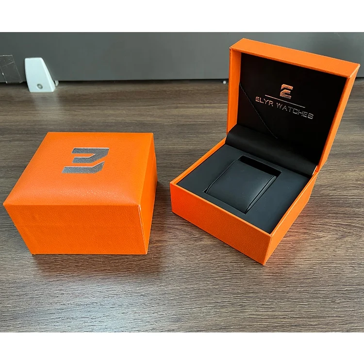 New Product PU Leather Gift Wrap Box For Watch Luxury Custom Logo Watch Box