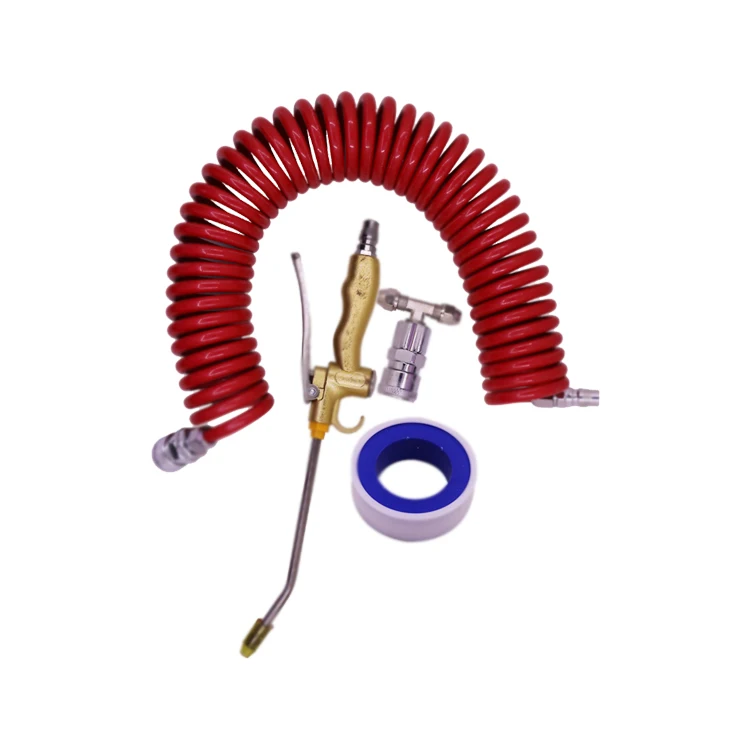 Heavy Duty Adjustable Truck Air Duster Blow Clean Gun With 9 Meter Long Coil Air Hose Adjustable Air Blow Gun