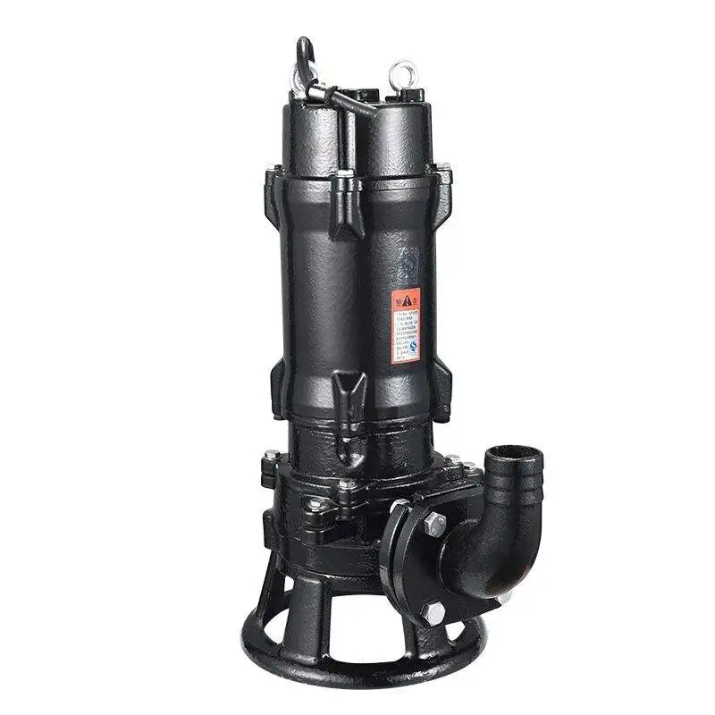 Non-clog submersible sewage pump 15hp industrial dewatering sludge pump with stainless steel casing impell