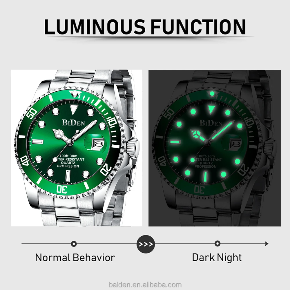 Luxury watch 2022 mens style Guangzhou watch market wholesale men classical date custom watches