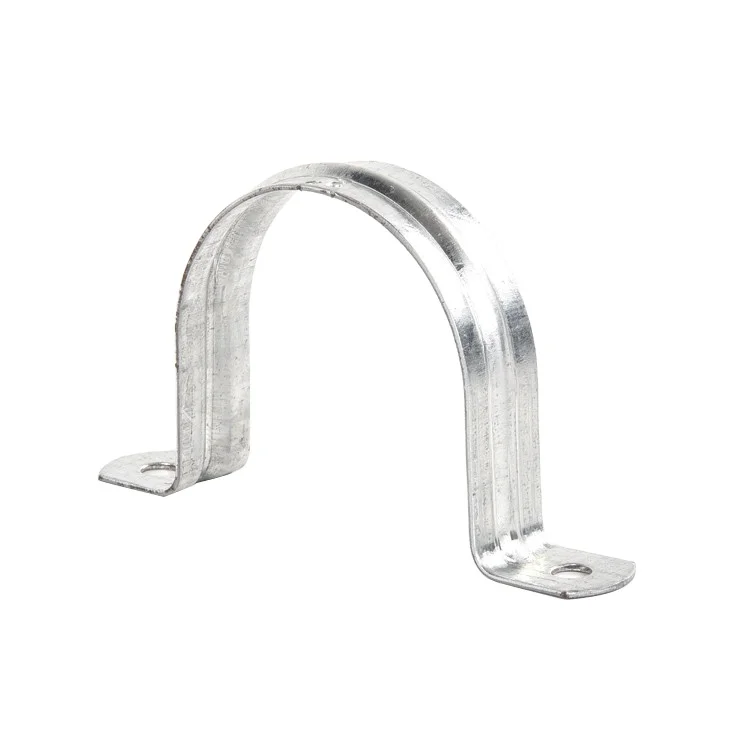 3/4 дюймов предварительно оцинкованные седло зажимы для линии воды u-образная труба крепления трубки ремень с двумя отверстиями
