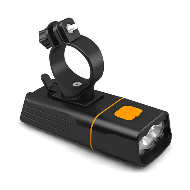 Powerful USB Plastic Bicycle Front Light Handlebar 3 led super bright flashlight bicycle front lights