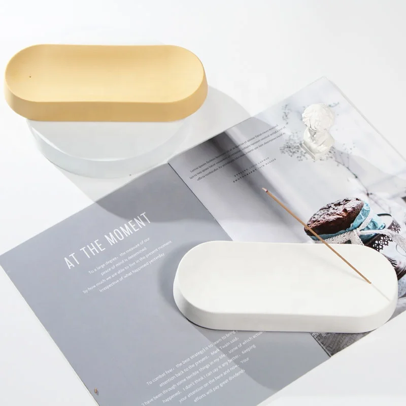 YBH Nordic Colorful Popular Small Incense Burner Ceramic Incense Stick Holders SANDALWOOD Brass Resin & Incense Burner Matt