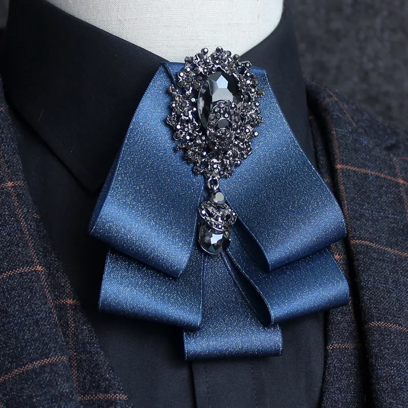 Genya Multi Layer Banquet Shirt Bow Accessories Classic Pre Tied Bow Tie for Gentleman