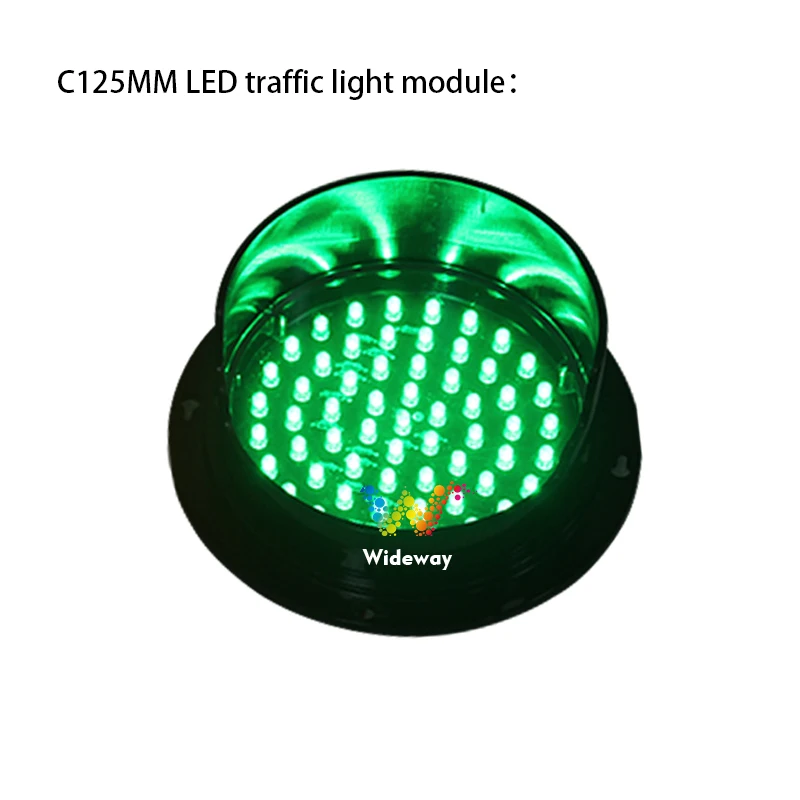 Pakistan IP65 UV protection PC125mm red yellow green feu de circulation LED traffic light assembly module