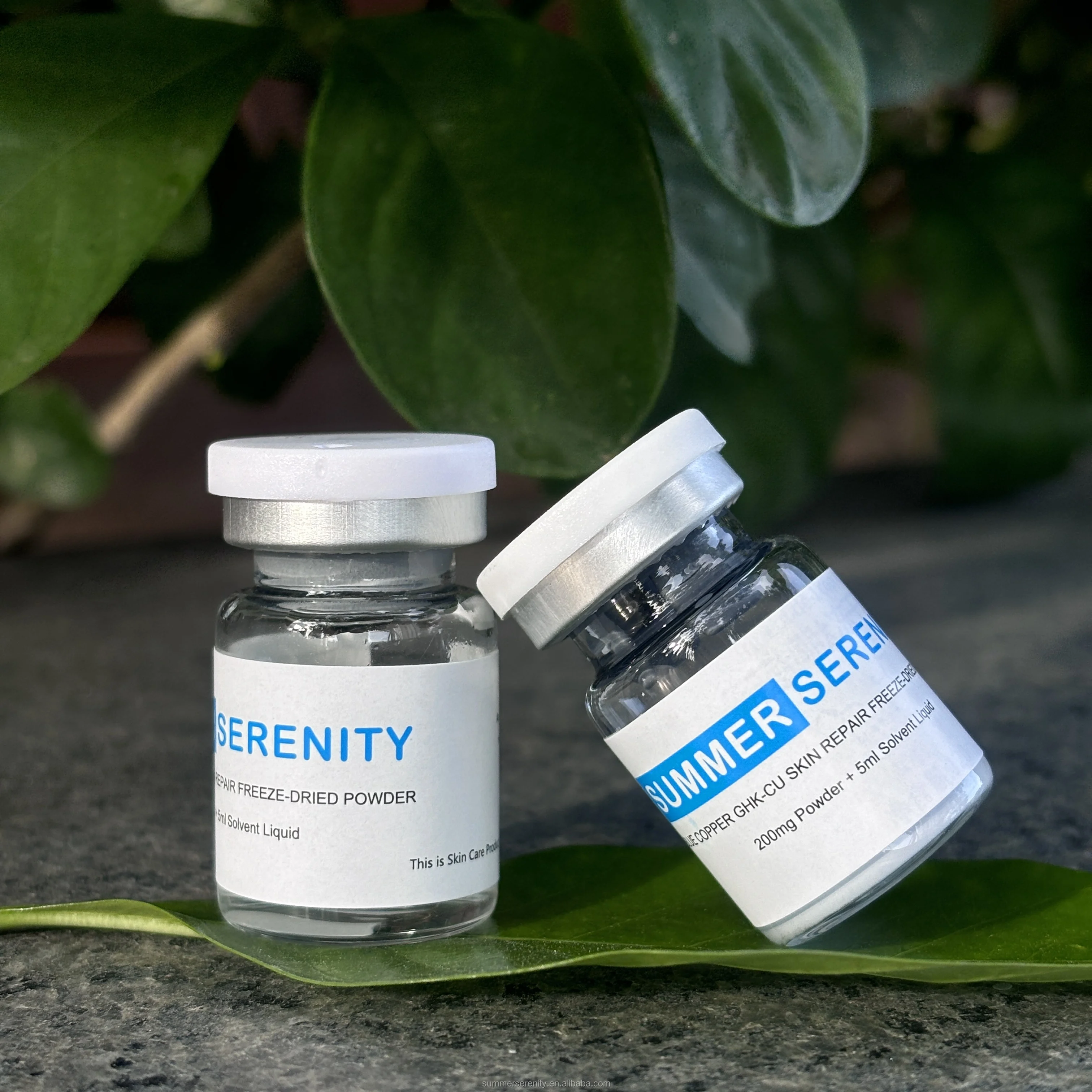 Сыворотка для удаления черных головок синяя медная Пептидная пудра увлажняющая сыворотка Антивозрастная олигопептидная лиофилизированная эссенция