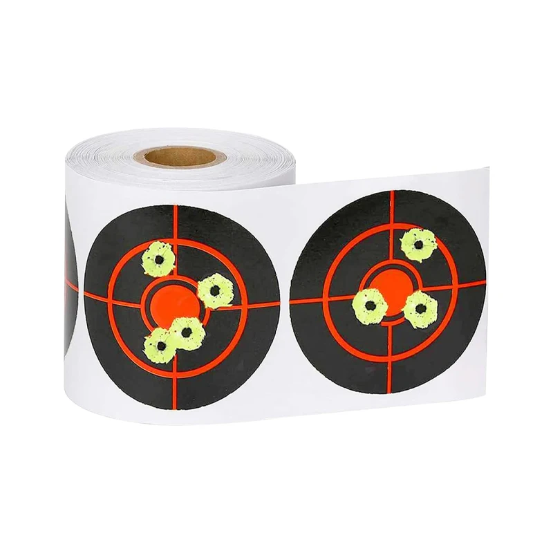 Customized splash shooting target paper stickers bow and arrow darts aiming target stickers