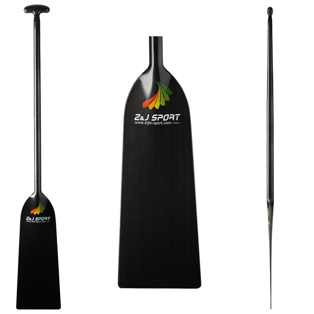 2021 Durable Carbon Fiber IDBF Approved Dragon Boat Paddle One-piece Paddle with high performance