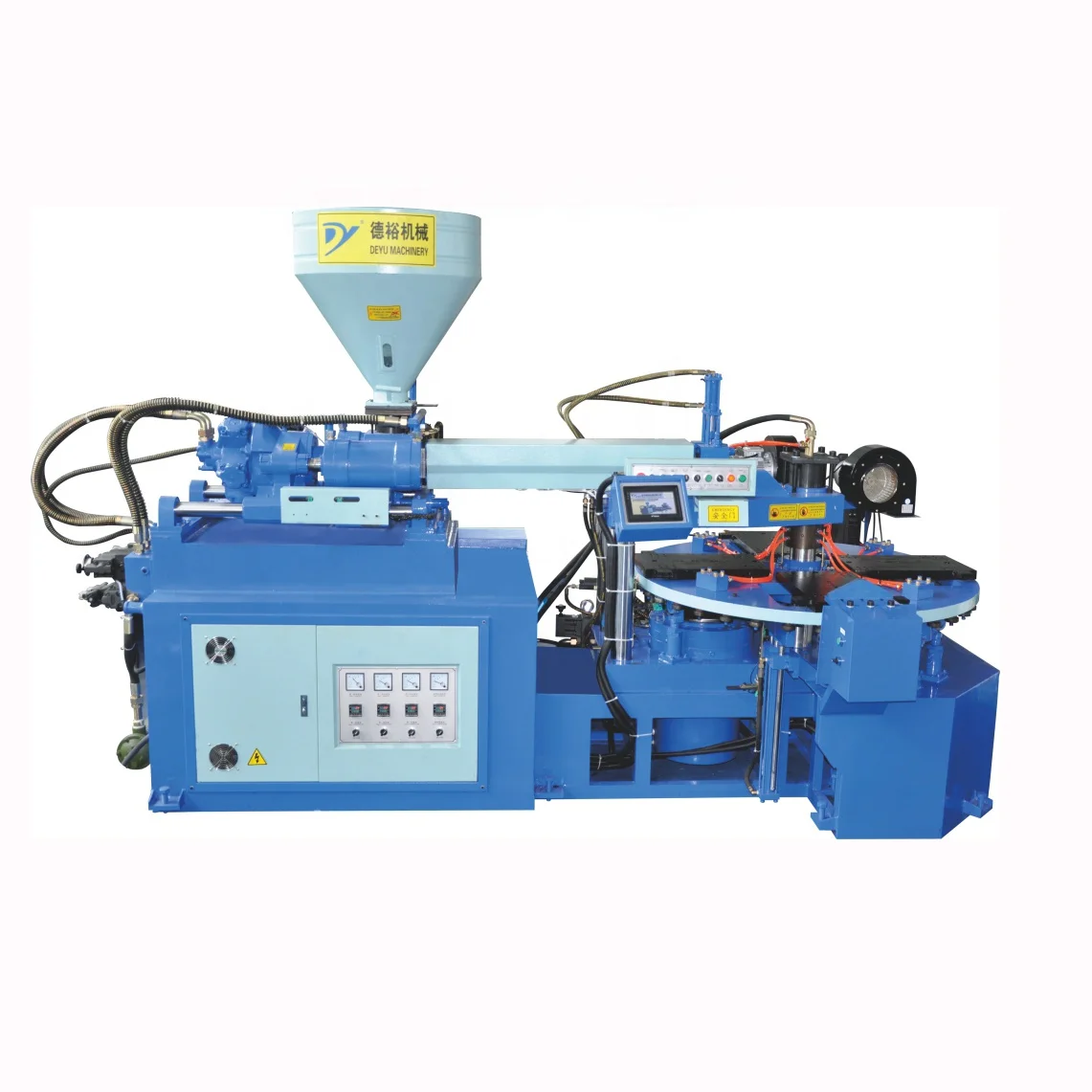 
Automatic rotary water cooling type one color TPU injection shoe making machine 
