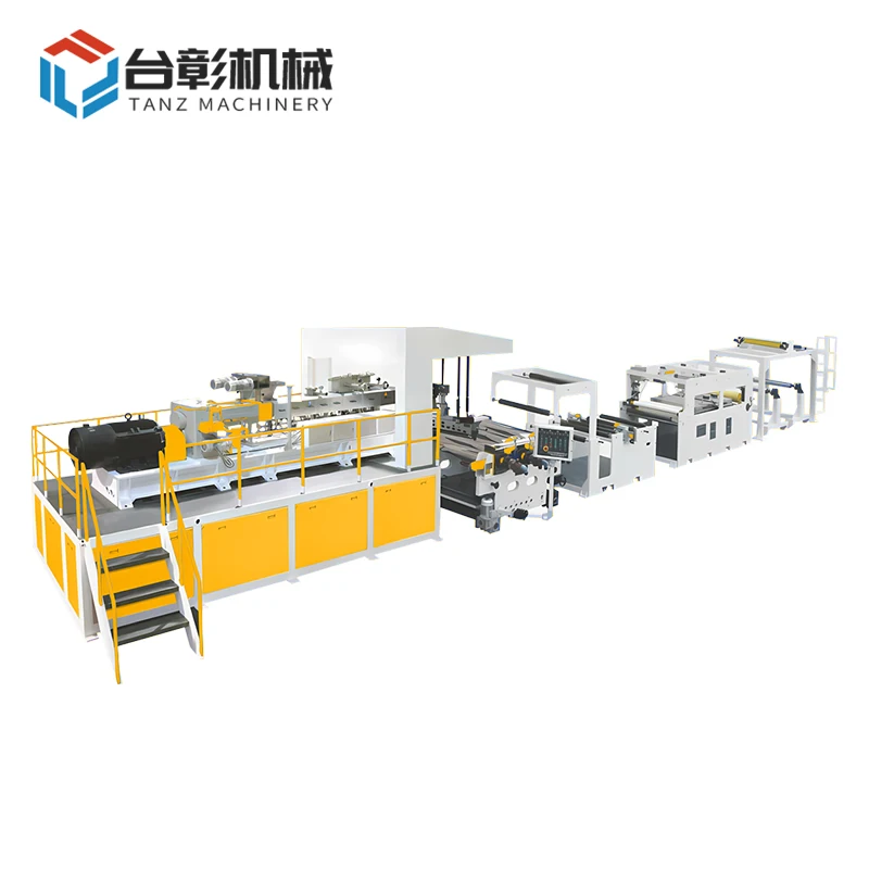 Extruded Pvdf Sheet Extruder Film Extrusion PPPSPLA Co-extrusion Thermoforming Machine PP Sheet Roll Production Line