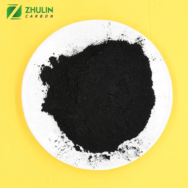 Zhulin Manufacture Food Grade Activated Carbon Powder for Glycerol Decolorization