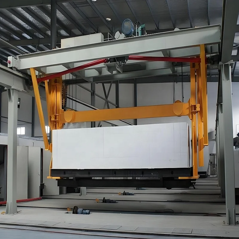 Automatic 300m3 Sand AAC Block Plant New PLC Lighwieght ALC Gas Block Line for Building Construction Foam Concrete Block