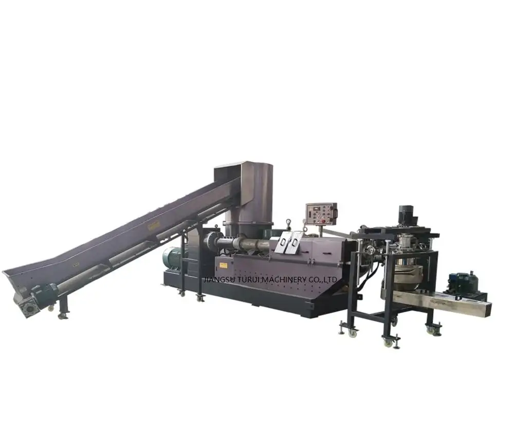 ML130 LDPE пленки гранулятор машина двойной этап воды strand cut