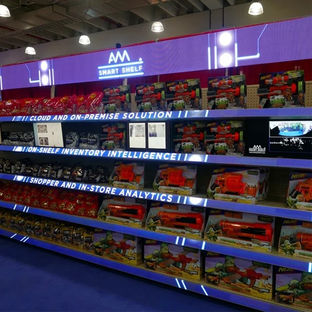 Small Pixel Pitch Indoor Fixed COB P1.25mm Shelf LED Wall With Ultra-clear Picture and High Precision High Resolution lED Screen