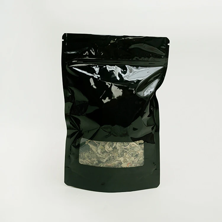 Прозрачная молния стойте вверх Zip Lock алюминиевая фольга сумка