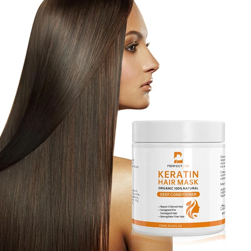 Deep Conditioning Keratin & Avocado Masque Repair Damage Hair Moisturizing Private Label Hair Mask