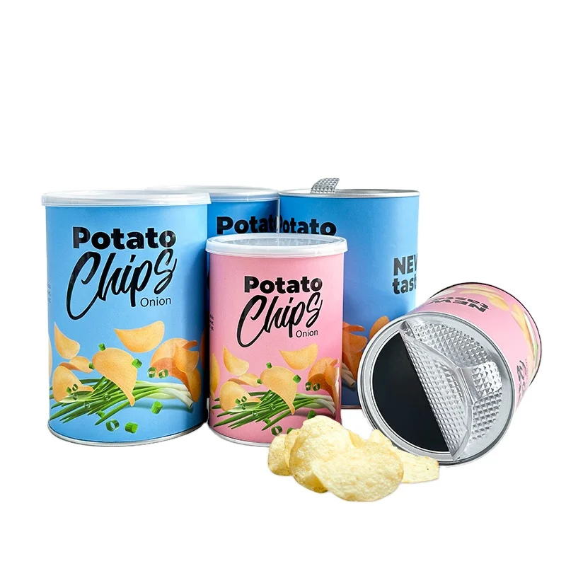 Food Grade Paper Can Packing Customized Paper Tube For Nuts Snacks Dried Fruit Food Packaging Can Peanut Cylinder Packaging Box