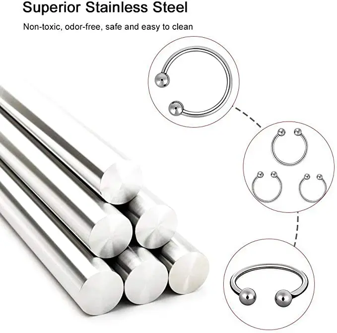 YPM Erection Enhancing Erection Toy Sex Toy Stainless Steel Metal Glans Ring Penis Rings Cock Ring for Man