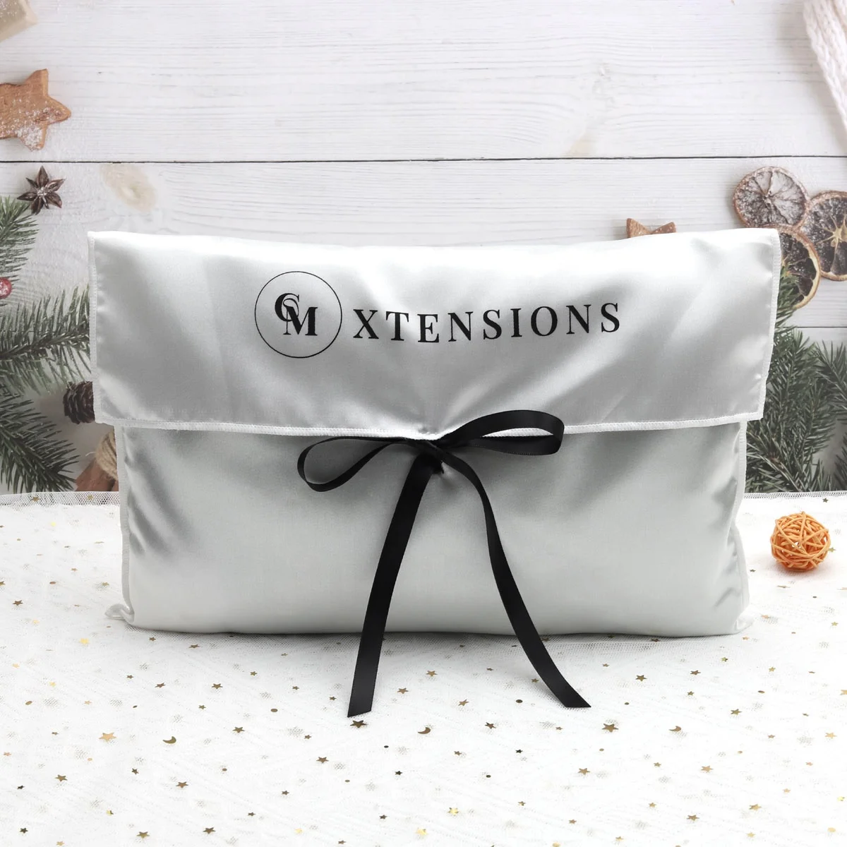 Wholesale Custom Reusable Satin Envelope Pouch For Packing Hair High Quality Silk Satin Lingerie Wig Hair Extension Dust Bag