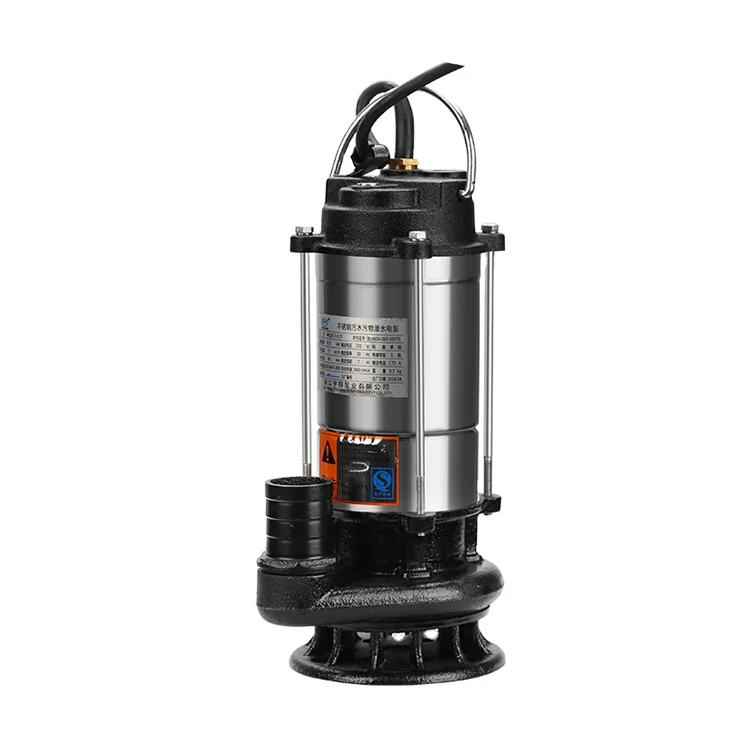 WQD370W Portable Vertical WQD Submersible Sewage Waste Water Pump