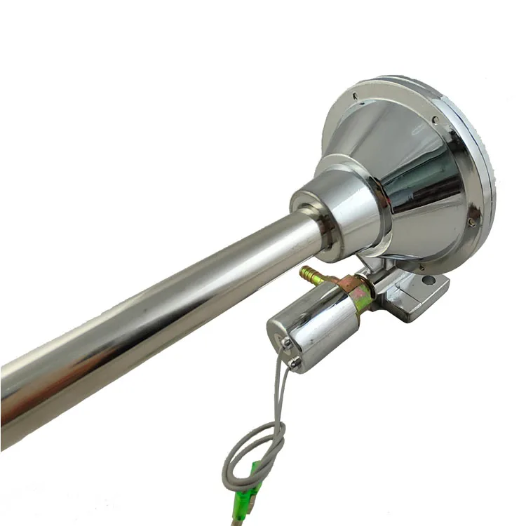 110-120dB Customized Car Boat Train Air Horn Single Loud Sound Trumpet Electric Horn Marine Truck Car Air Pressure Horn12v