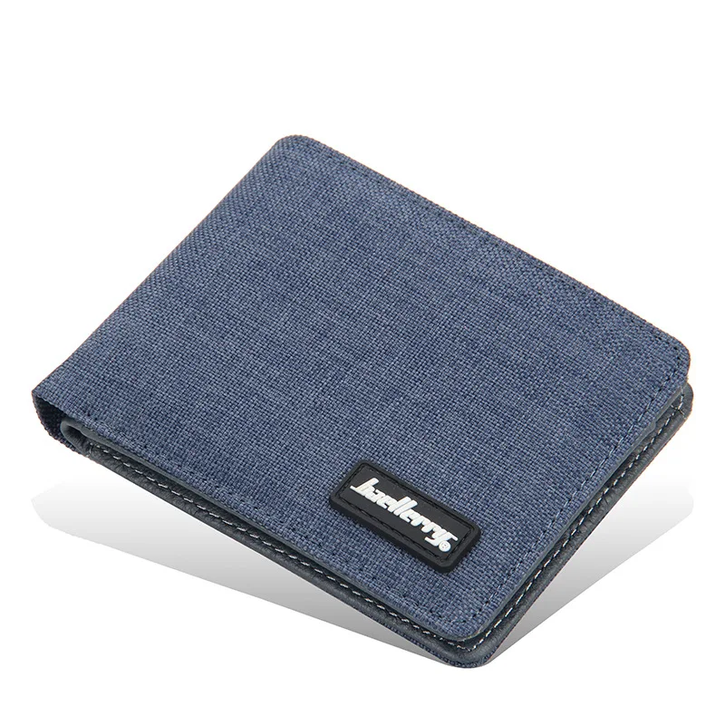 Custom Wholesale Amazon Best Selling Slim Genuine Leather Men Short Purse Wallet 2 Fold